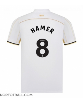 Billige Fotballdrakt Sheffield United Gustavo Hamer #8 Replika Bortedrakt 2025-26 Kortermet